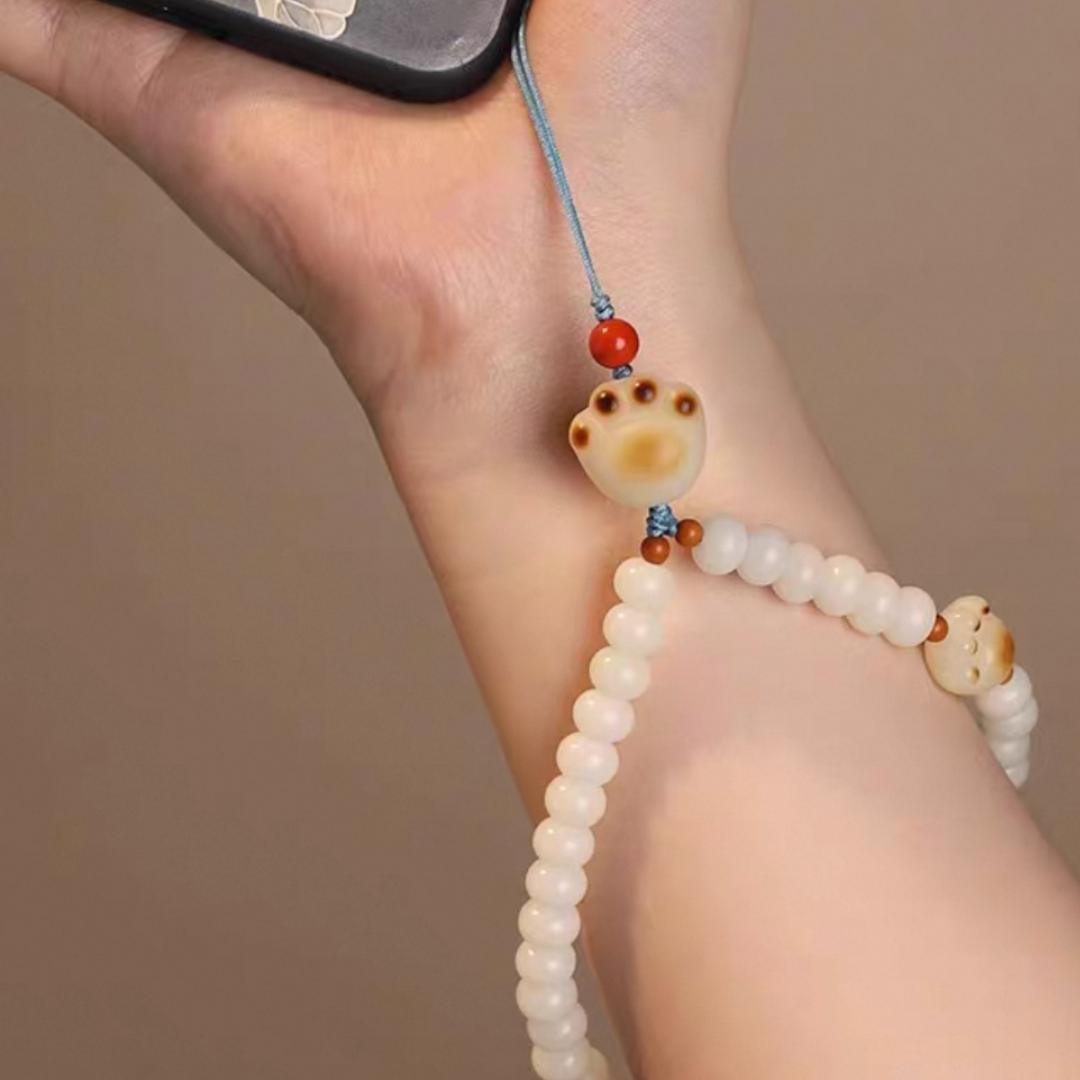 จี้ห้อยโทรศัพท์มือถือรูปแมวโพธิ์มงคล